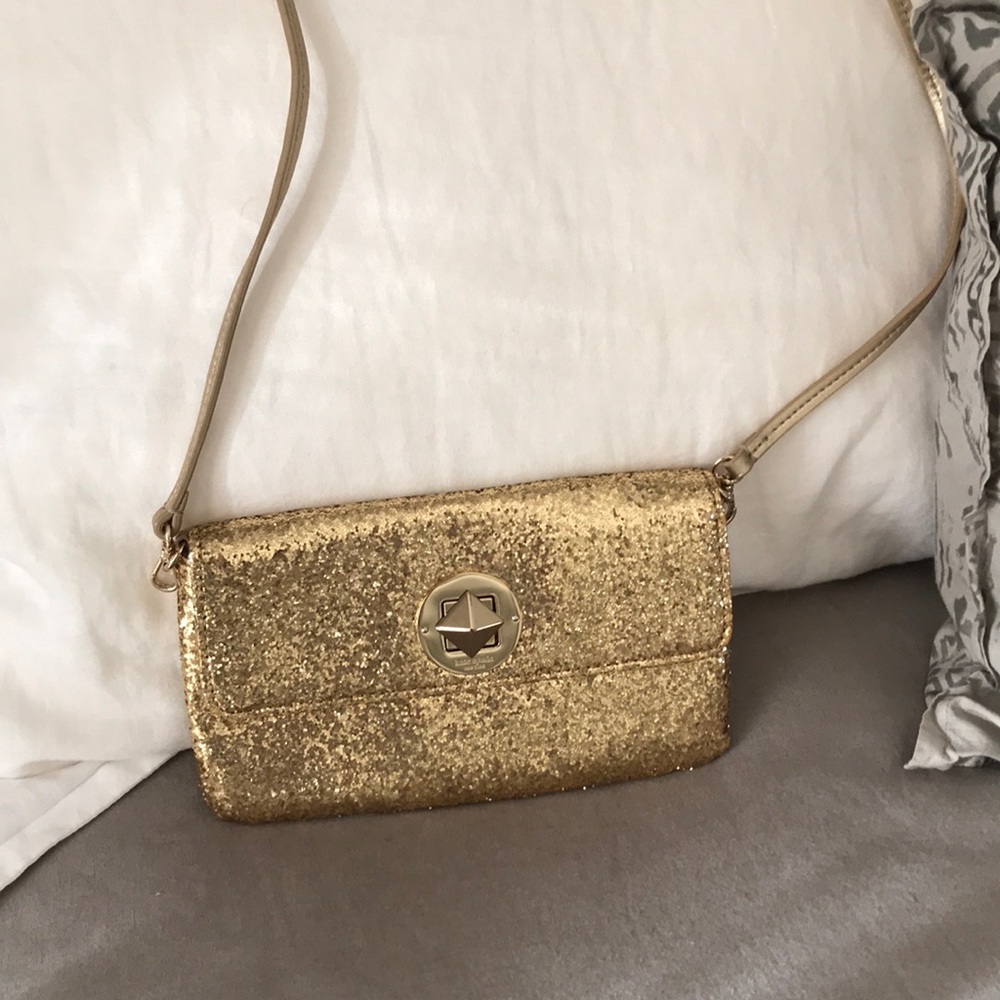 Kate Spade Mini Glitter Clutch or Crossbody